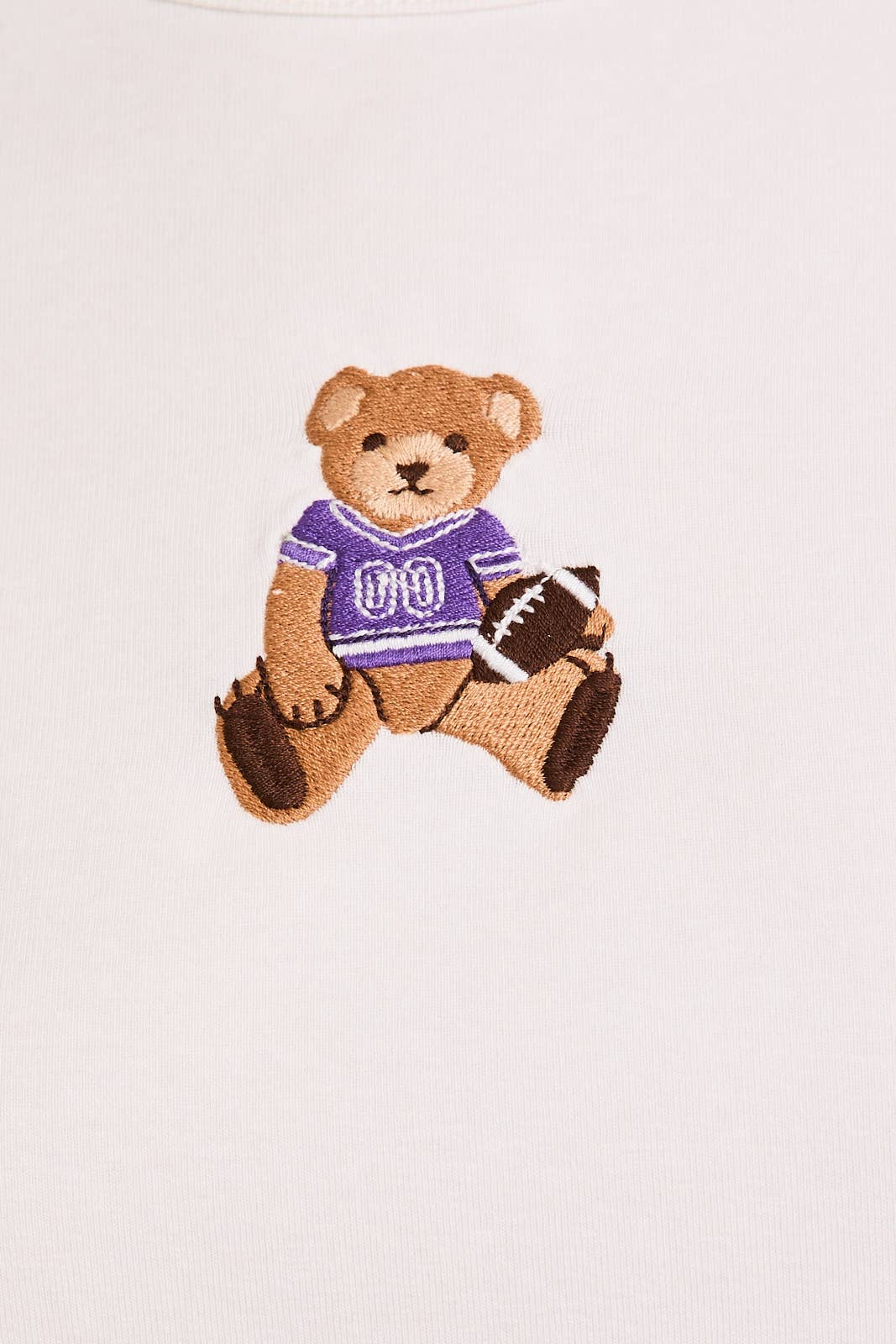 Teddy Bear Baby Tee (Purple)