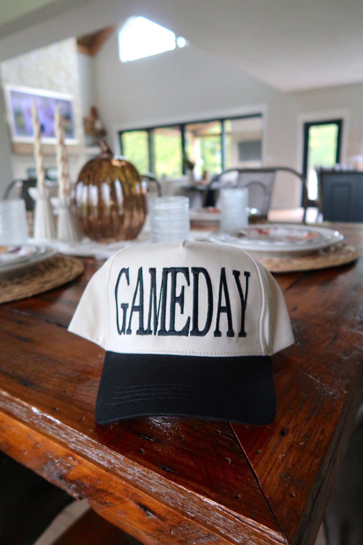 Gameday Two Tone Hat (Black)
