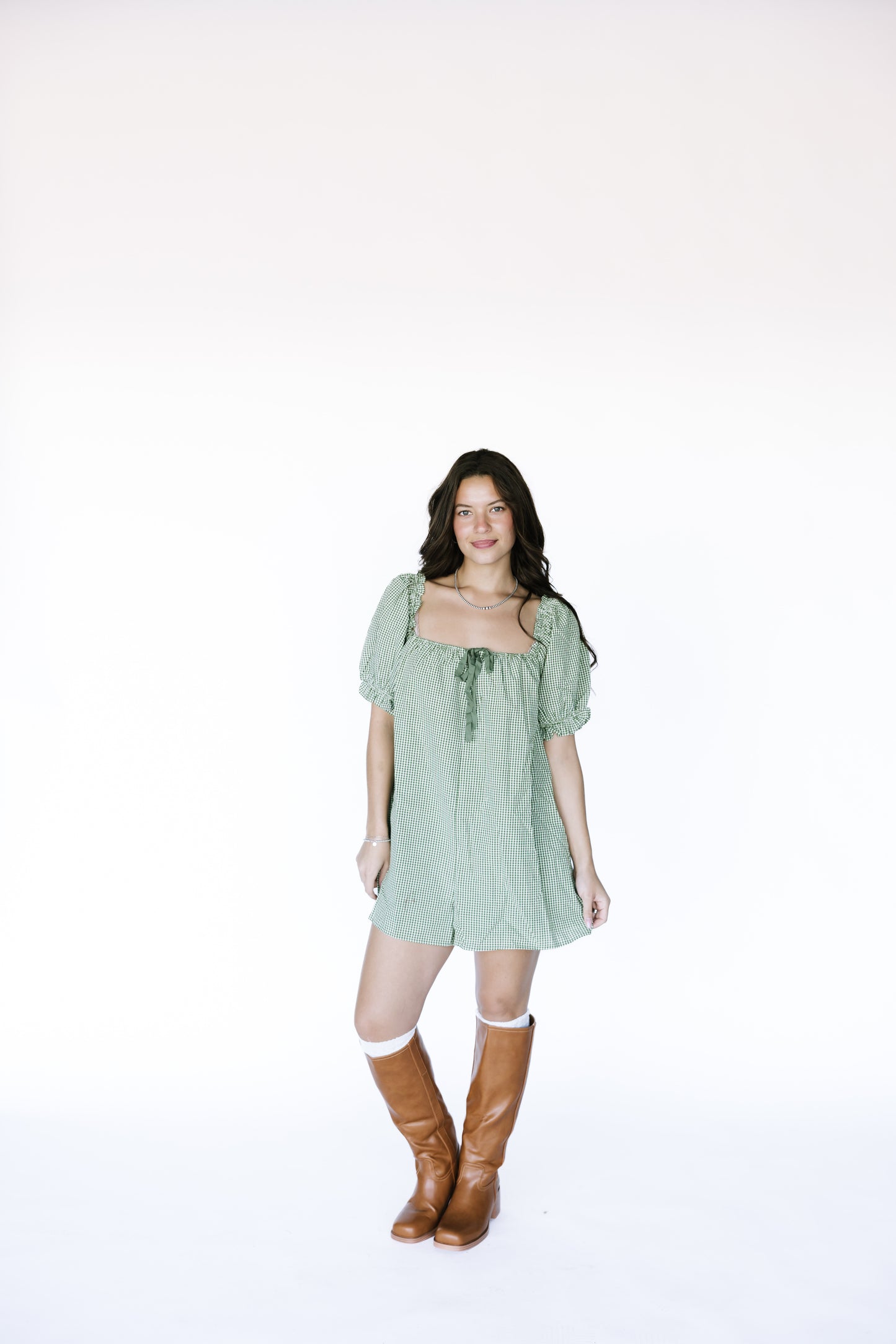 Matcha Season Romper