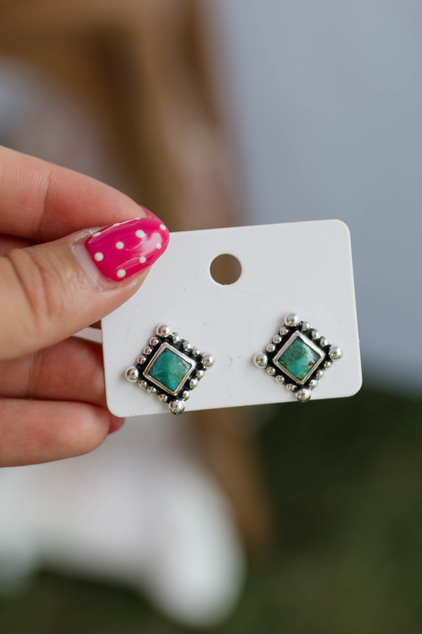 The Remington Turquoise Studs
