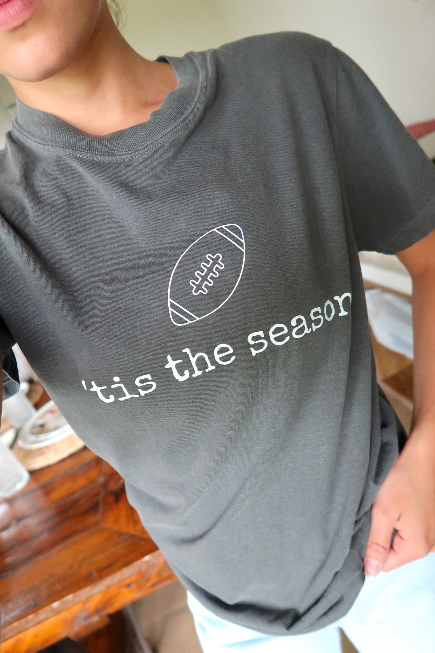 Tis the Season Football Tee