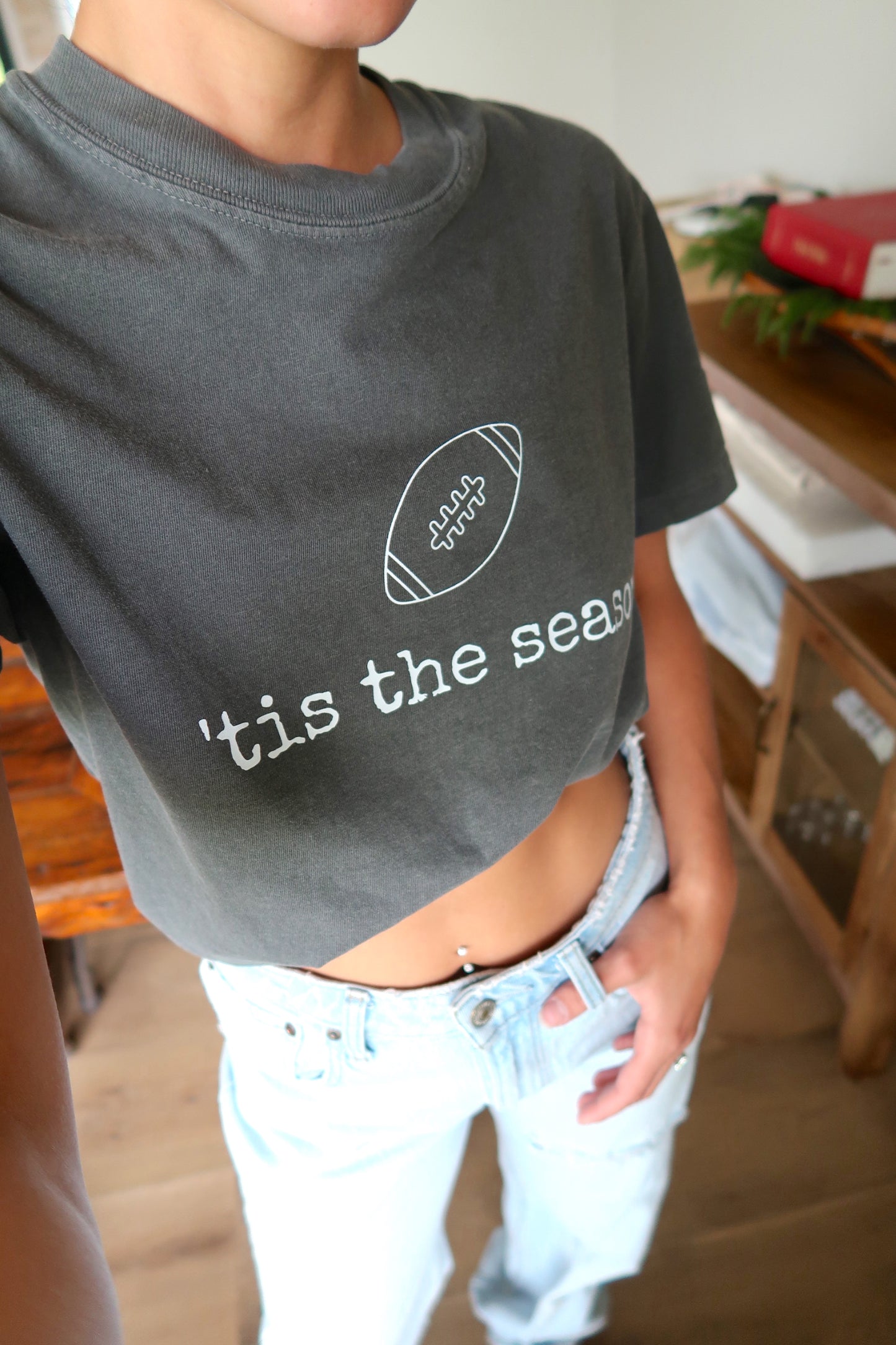 Tis the Season Football Tee