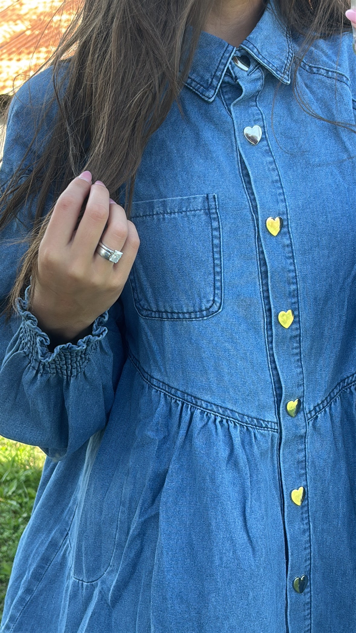 Apple Ridge Denim Blouse