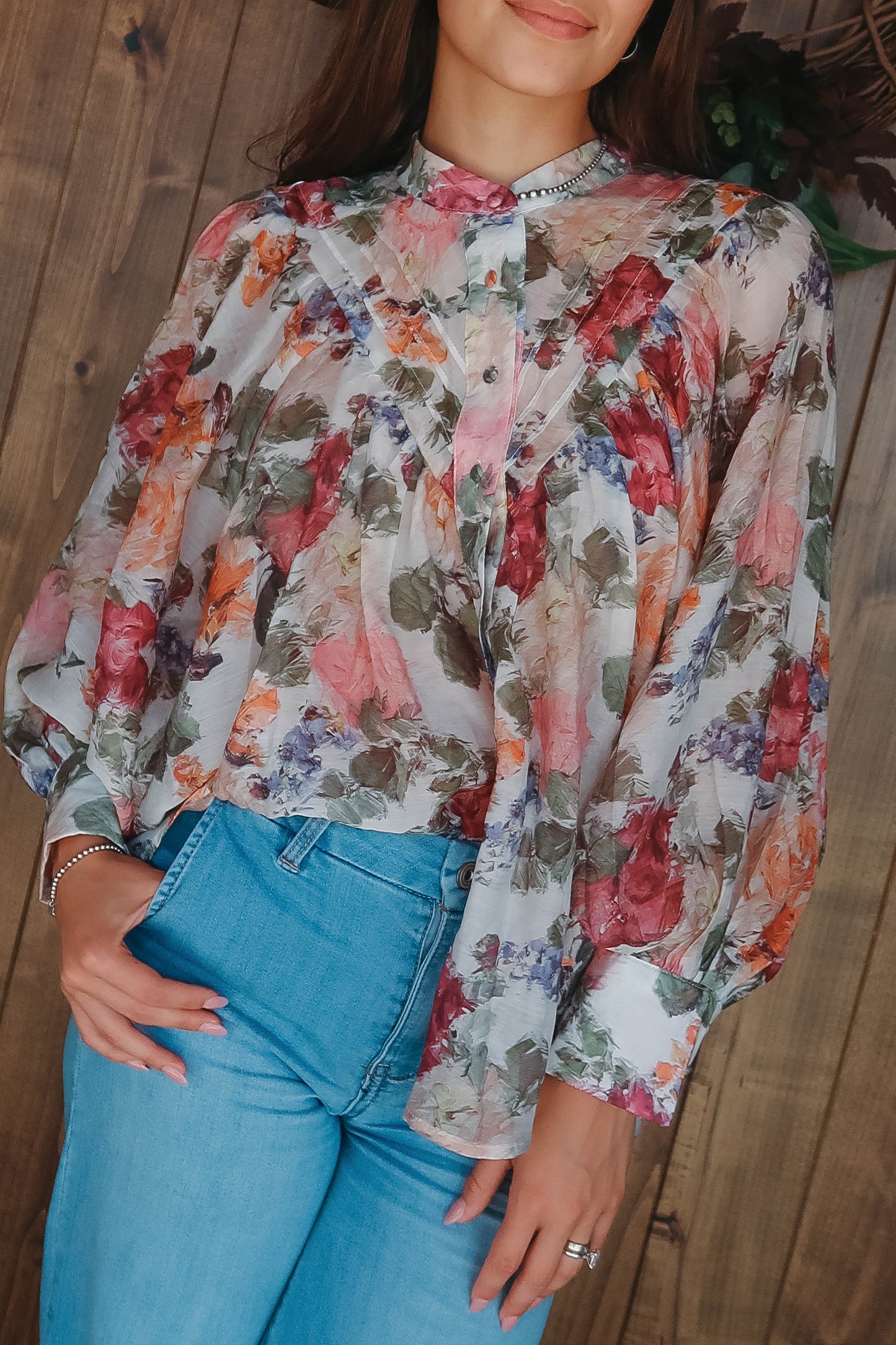 Autumn Wildflower Blouse