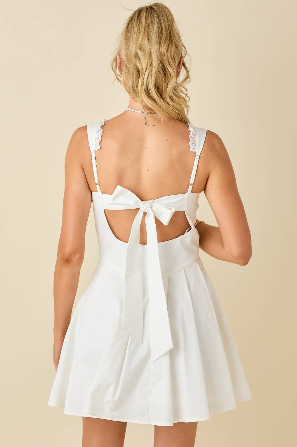 White Princess Mini Dress