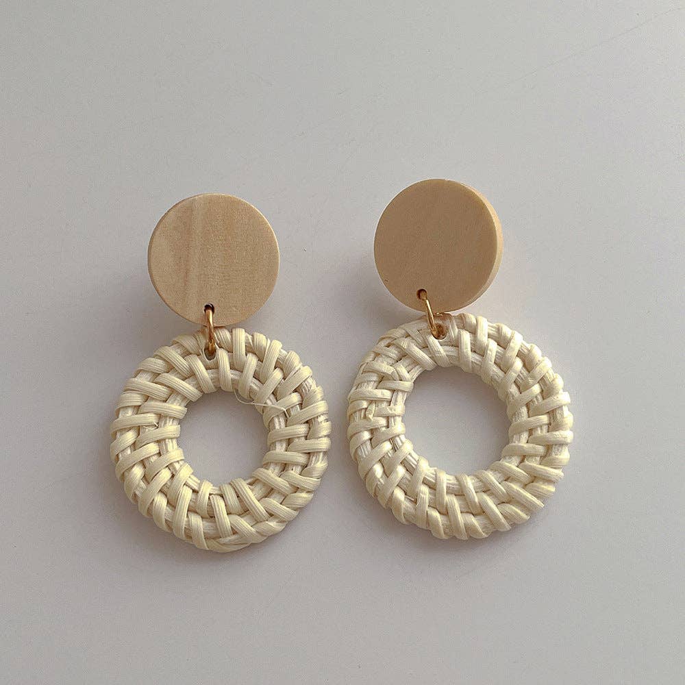 Wooden Vintage Earrings