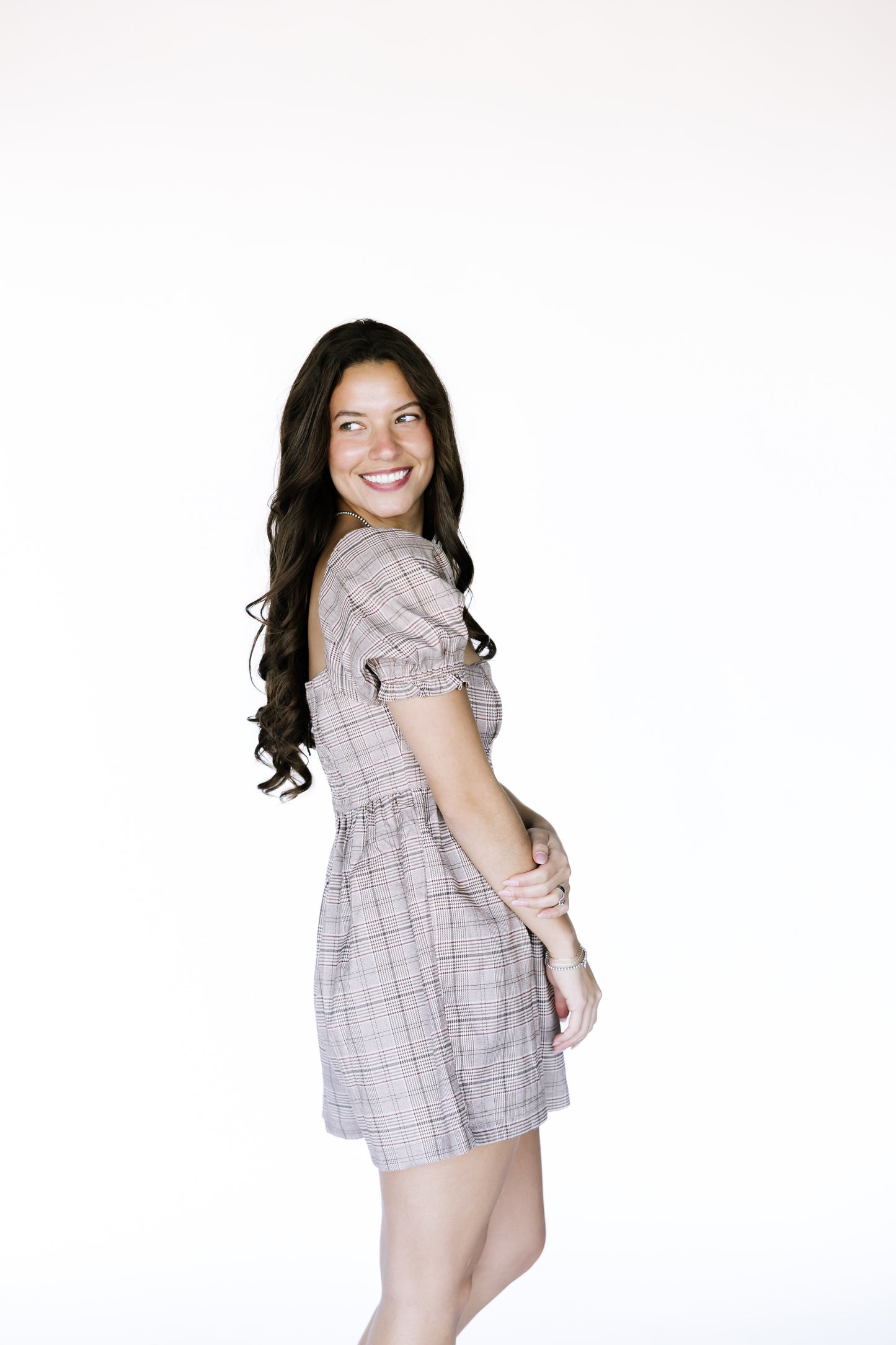 Falling for Plaid Romper