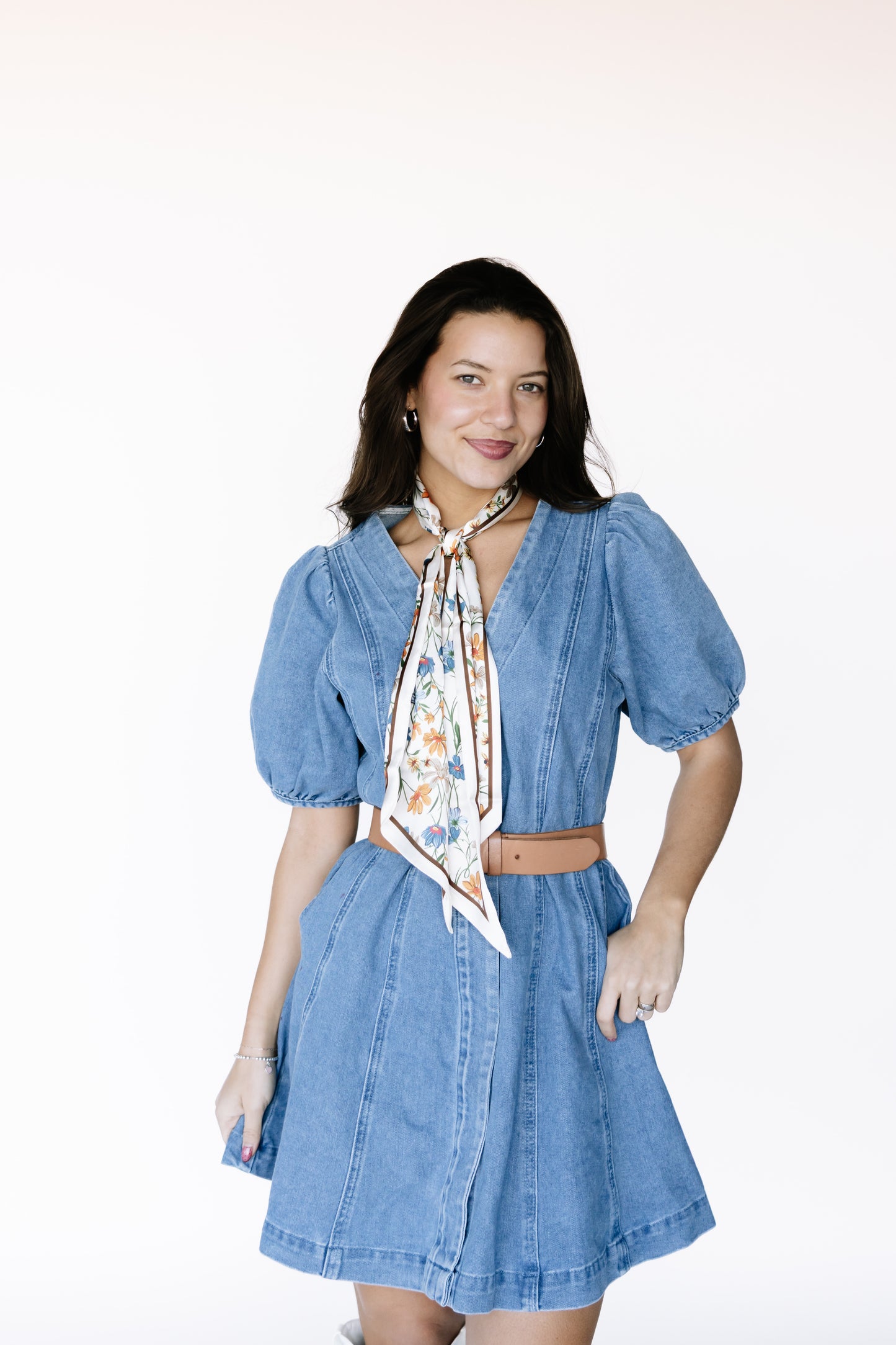 Halo Denim Dress