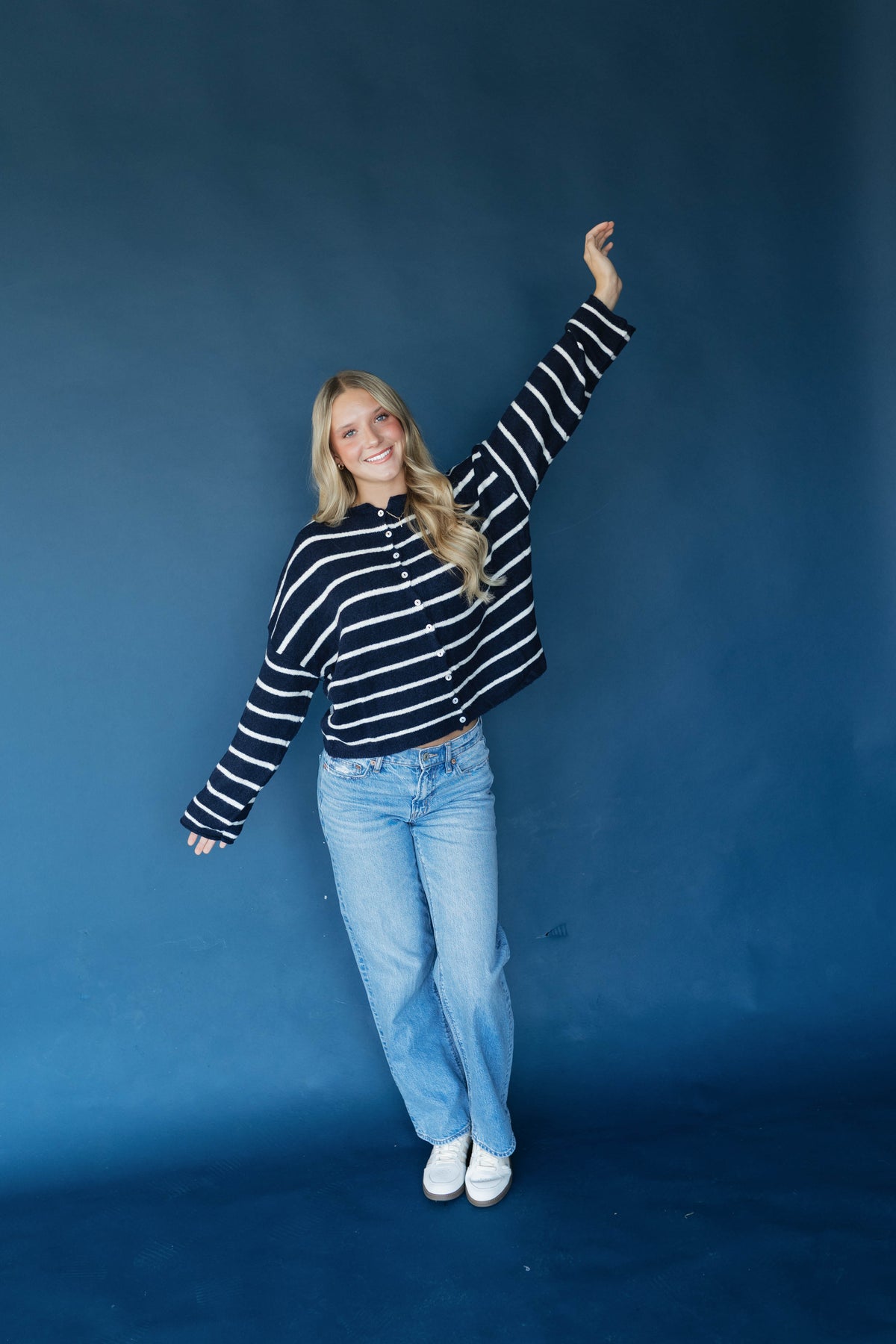The Harbor Stripe Cardigan