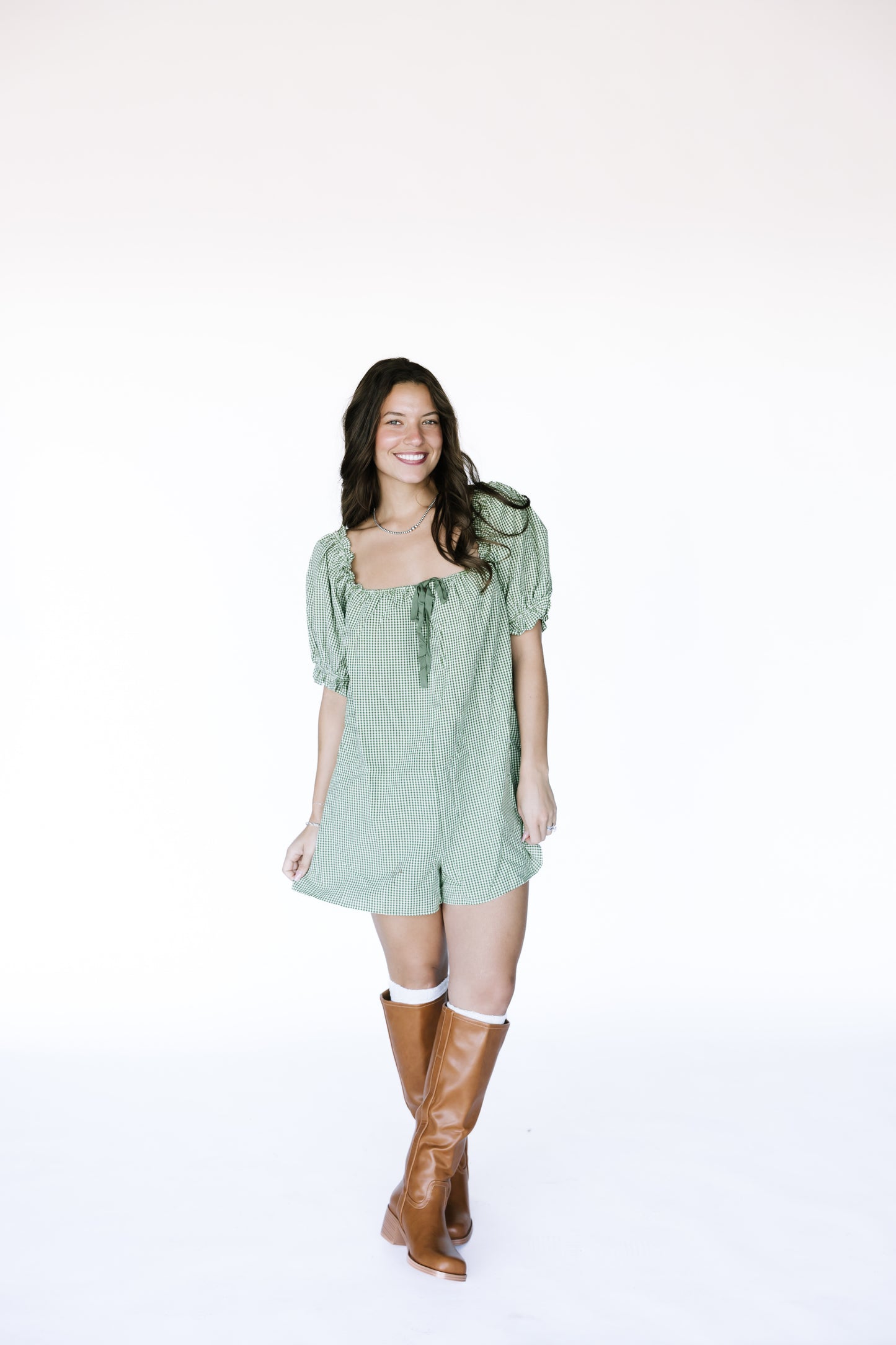 Matcha Season Romper