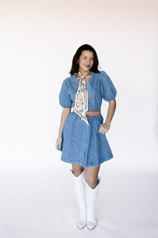 Halo Denim Dress