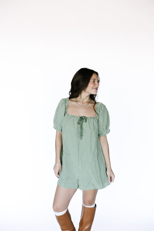 Matcha Season Romper