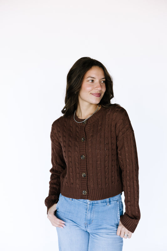 Chestnut Cozy Cardigan