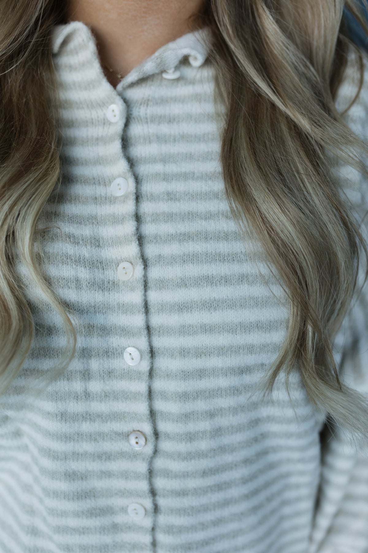 Cozy Stripe Cardigan