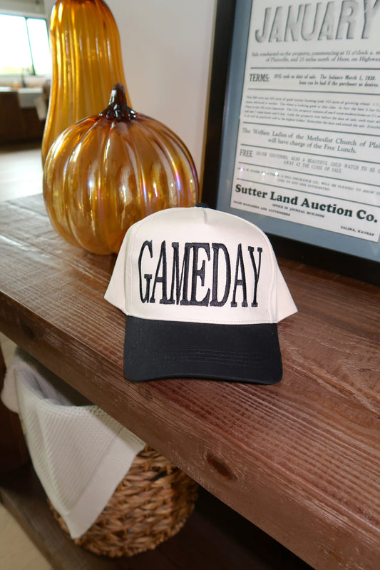 Gameday Two Tone Hat (Black)