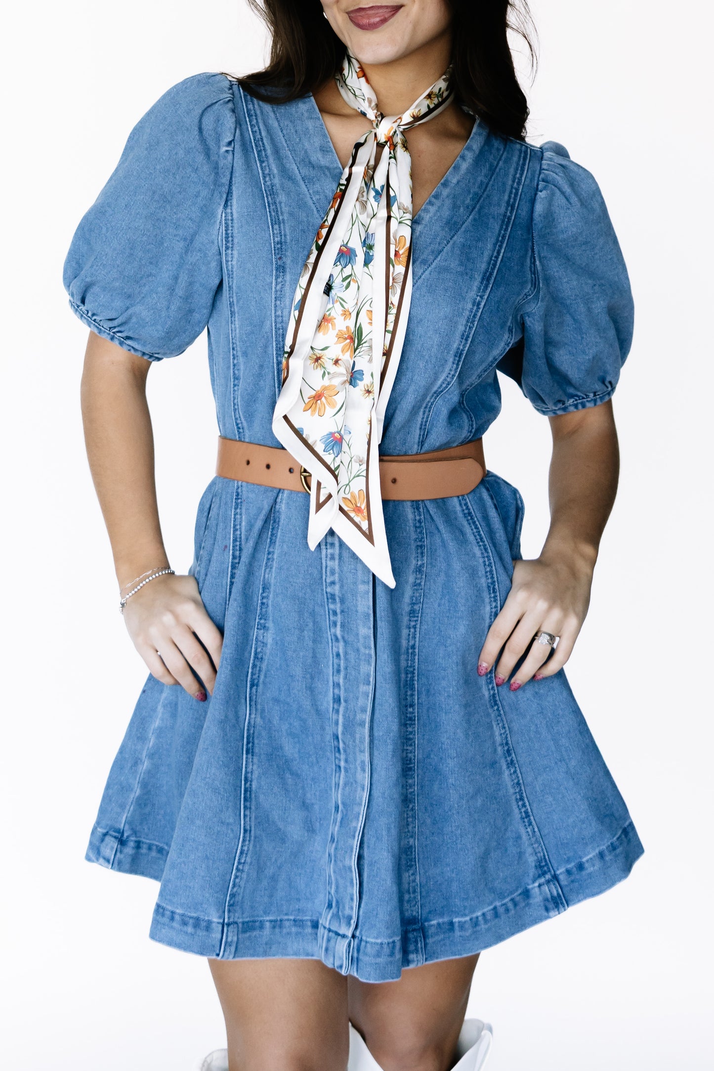 Halo Denim Dress
