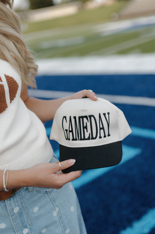 Gameday Two Tone Hat (Black)