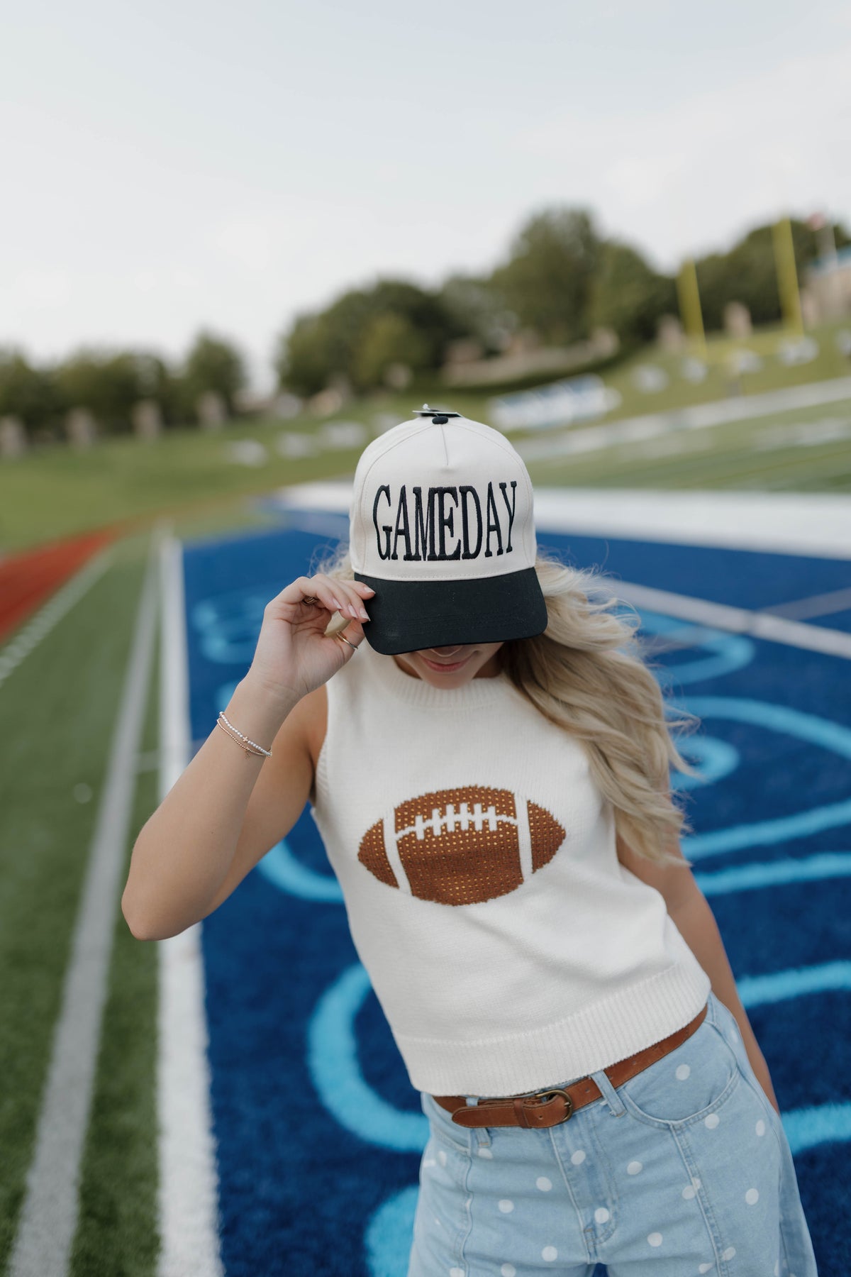 Gameday Two Tone Hat (Black)