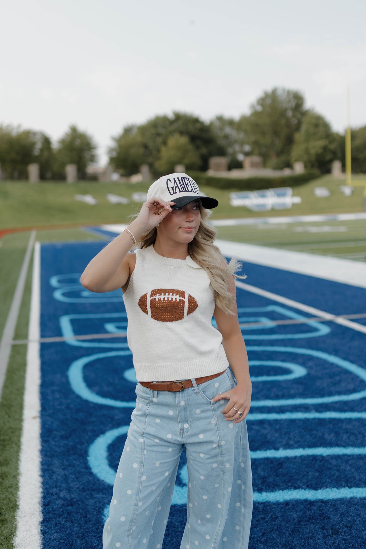 Gameday Two Tone Hat (Black)