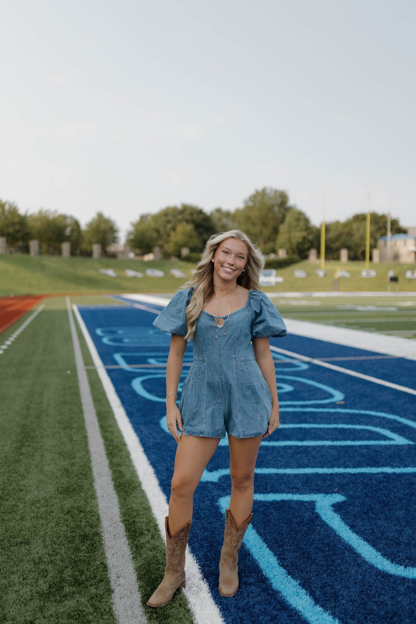 The Stadium Sweetheart Romper