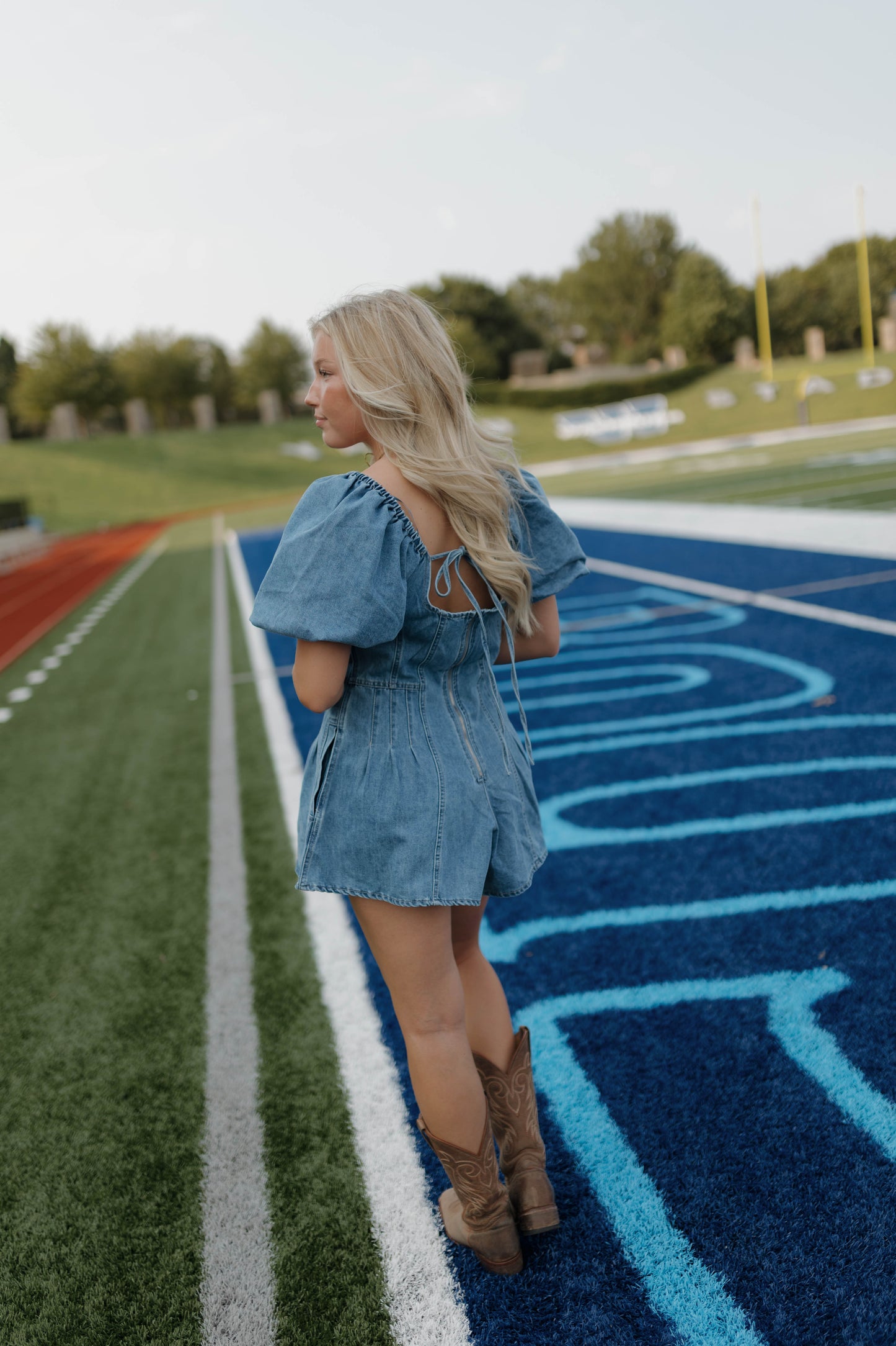 The Stadium Sweetheart Romper
