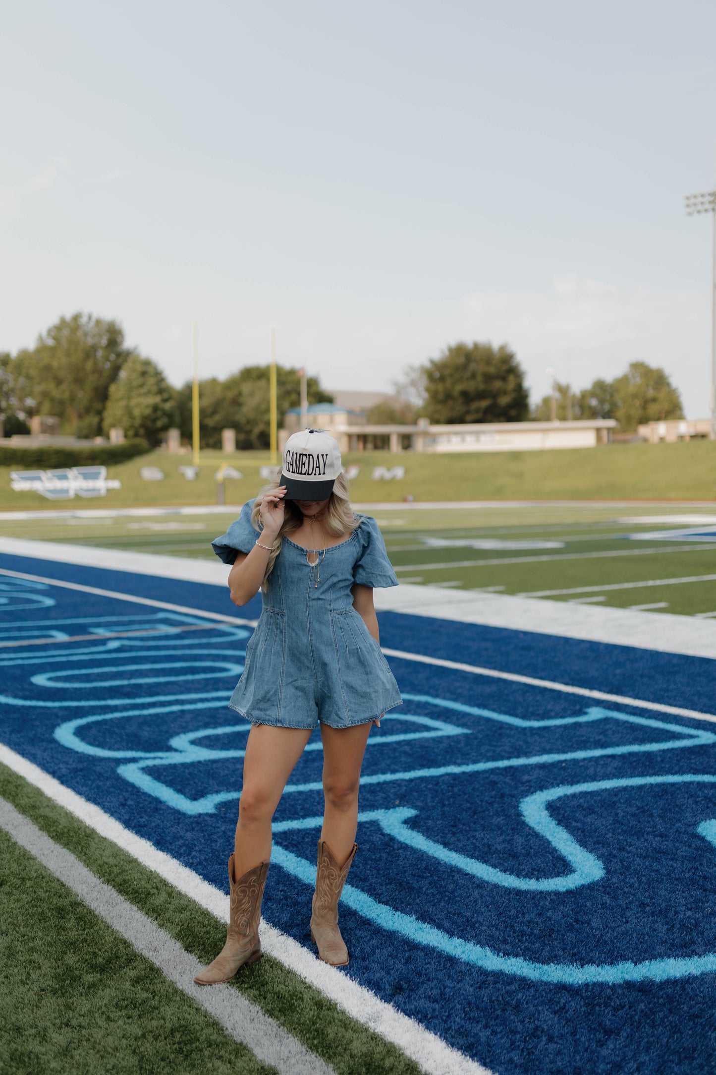 The Stadium Sweetheart Romper