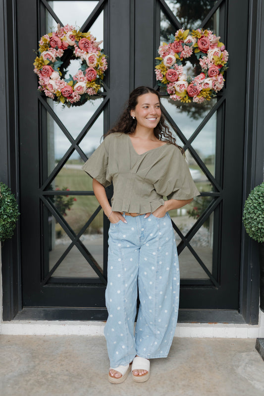 The Dottie Barrel Denim
