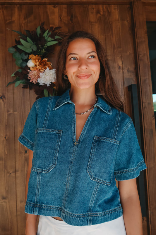 Ilia Denim Top